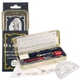 thumbnail image 2 of Set d’instruments mathématiques Helix Oxford – coffret de géométrie de 10 pièces dans une boîte métallique, 2 of 4