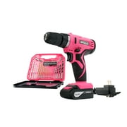 APOLLO Tools Dt4937P 10.8 - Volt Lithium-Ion Cordless Drill with 30-Piece Accessory Set