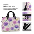 thumbnail image 4 of 16" Laptop Briefcase for Work Travel Laptop Shoulder Bag Carrying Handbag Laptop Case Watercolor Dandelions Pattern, 4 of 8