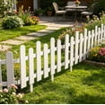 thumbnail image 6 of JZCHUNTOY Mini Garden Fence Decorative Border, Weather Resistant Durable Yard Fence, Easy Install Rustproof Landscape Edging for Yard, Lawn, Garden, Patio and Outdoor Landscaping Use, 6 of 6