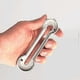 thumbnail image 4 of Extra-thick Door Chain Lock-- Sus304 Stainless Steel Casting Door Security Chain Guard, Heavy Duty Latch Lock for Inside Door, Brushed Nickel Finish(E, 4 of 5