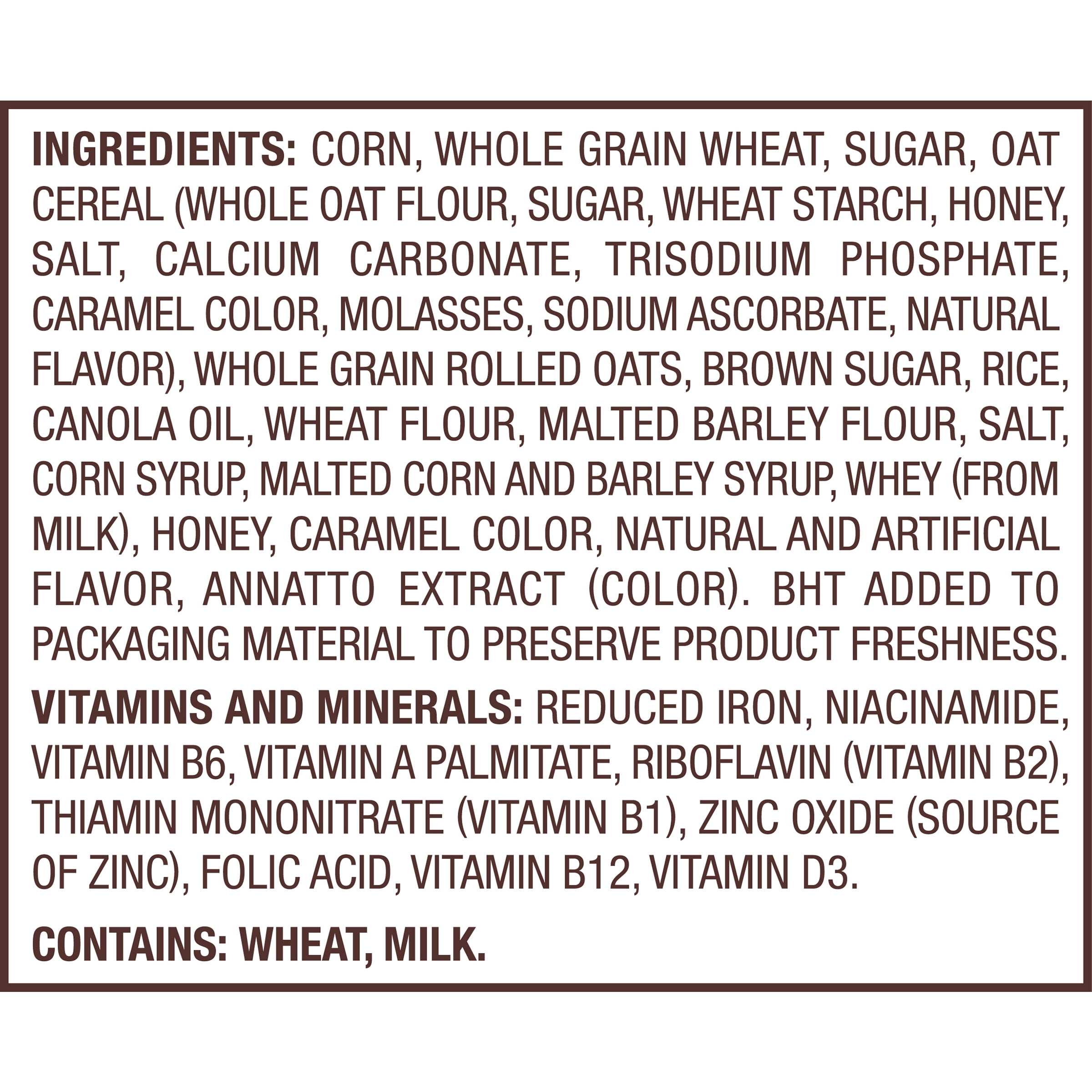 Honey Bunches Of Oats Roasted Nutrition Facts – Besto Blog