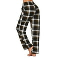 thumbnail image 7 of Fsqjgq Women's Pants Capri Pants Business Casual Sweatpants Dress Pants Brown Summer Pants Womens Casual Comfortable Plaid Pajamas Wide Leg Pants Long Yoga Pants Sweatpants Home Trousers XL, 7 of 7