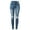 Blue, variant on Aayomet Mom Jeans High Waisted Womens Winter Jeans Thick Skinny Pants Lined Slim Stretch Warm Jeggings,Blue XXL