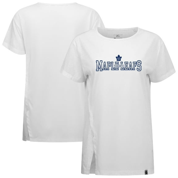 Women's Levelwear White Toronto Maple Leafs Influx Journey T-Shirt