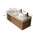 thumbnail image 4 of 48" MURI Light Gray Sintered Stone Countertop & Ceramic Basin, NO Cabinet, NO Faucet and Sink Cover, 4 of 4
