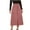 Pink, variant on yillto Womens Corduroy Skirts High Waist a Lined Slim Button Midi Skirt Ladies Solid Color Dress