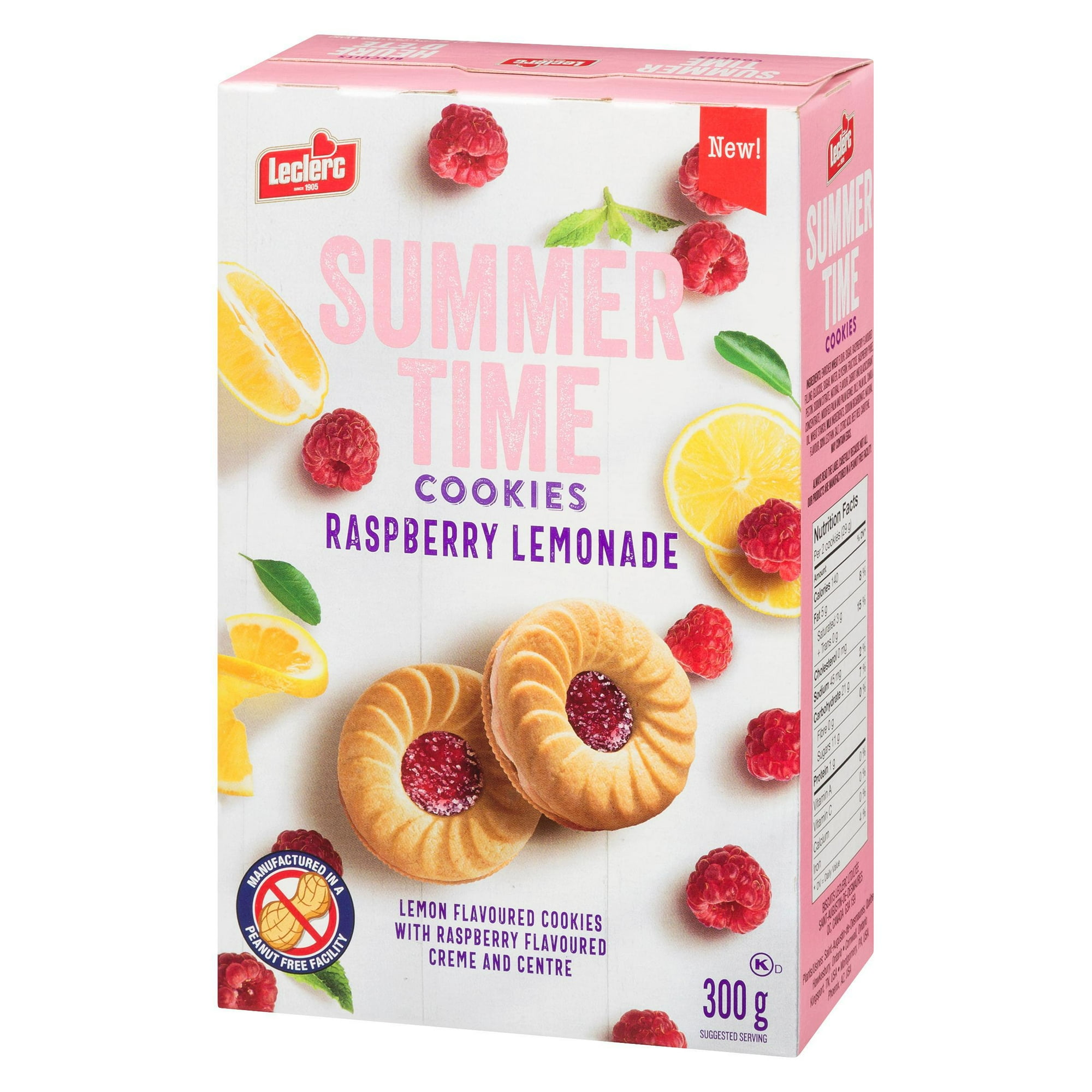 Heure D'ete Limonade a la Framboise Biscuits Leclerc