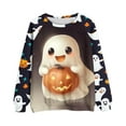 thumbnail image 5 of Heisall Womens Sweatshirts 2025 Autumn Winter Round Neck Halloween Print Long Sleeve Tops Loose Casual Fashion Hoodless Sweatshirts, 5 of 5