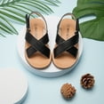 thumbnail image 4 of Meckior Toddler Girls Boys Sandals Open Toe Summer PU leather Shoes for Little Kids, 4 of 8