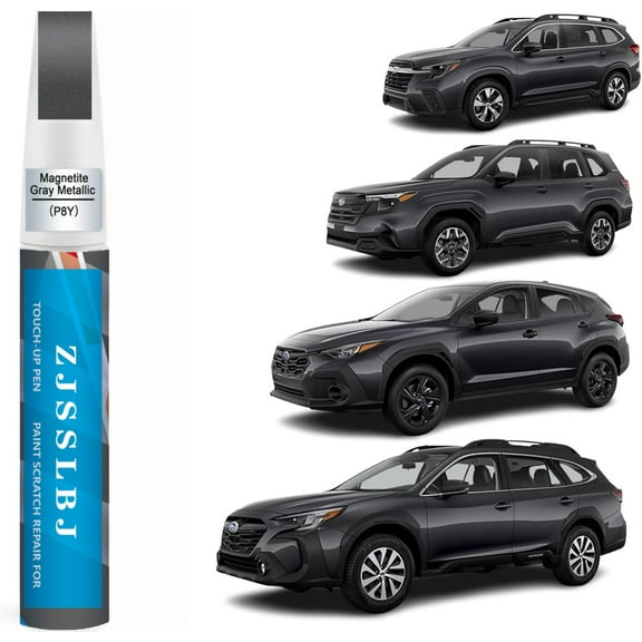 Car Touch Up Paint(Magnetite Gray Metallic(P8Y)) for SUBARU, Car Paint Scratch Repair Kit, Quick & Easy Solution to Repair, 2 in 1 Scratch Remover Pen with Color-Matched