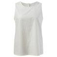thumbnail image 5 of Sngxgn Women's Cami Strap, Summer Sleeveless Tank Top Camisole(White,L), 5 of 9