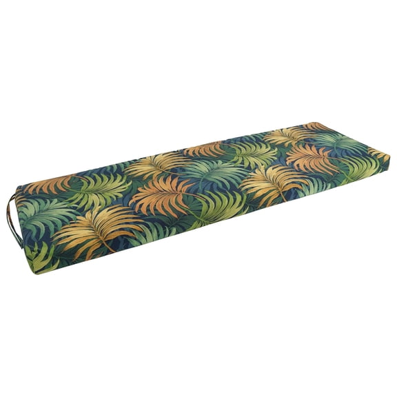 Blazing Needles Outdoor Bench Cushion, 63" x 19", Laperta Monsoon