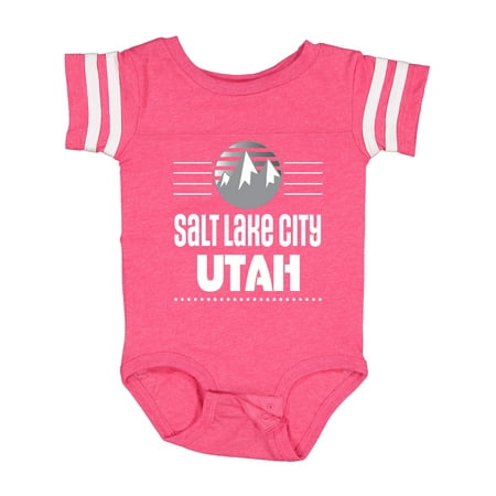 

Inktastic Salt Lake City Utah Mountains Gift Baby Boy or Baby Girl Bodysuit