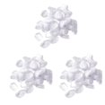thumbnail image 4 of Advancent 400x aplicaciones salvajes con pétalos de poliéster reutilizables pétalos artificiales pétalos de rosa de seda color sólido blanco Type1 NO1, 4 of 6