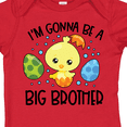 thumbnail image 4 of Inktastic Easter I'm Gonna Be a Big Brother with Green and Blue Eggs Boys Baby Bodysuit, 4 of 5