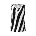 thumbnail image 4 of Easygdp Zebra Women's Workout Tank Top, Running Top, Hiking Shirt, Quick-Dry for Running, Yoga, Hiking - Small, 4 of 9