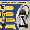 thumbnail image 2 of Aiqidi 40L Professional Commercial Carpet Cleaning Machine, 3 in 1 Vacuum Cleaner Extractor Dust Collector 1034W 110V for Carpets Sofas Curtains, 2 of 12