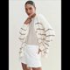 thumbnail image 5 of Suéter Cárdigan Extragrande para Mujer, 100% Algodón, Moda de Otoño 2025, Cuello en V, Tejido con Botones Delanteros, Tops Casuales de Moda Albaricoque L, 5 of 9