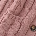 thumbnail image 2 of Gibobby Chaqueta de invierno para niñosNiñas Niños manga larga invierno cálido prendas de vestir chaqueta abrigo Color sólido moda prendas de vestir(Rosa, 6-7 Años), 2 of 5