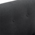 thumbnail image 4 of Serta Copenhagen Chaise Pantoufle Capitonnée Charbon, 4 of 13