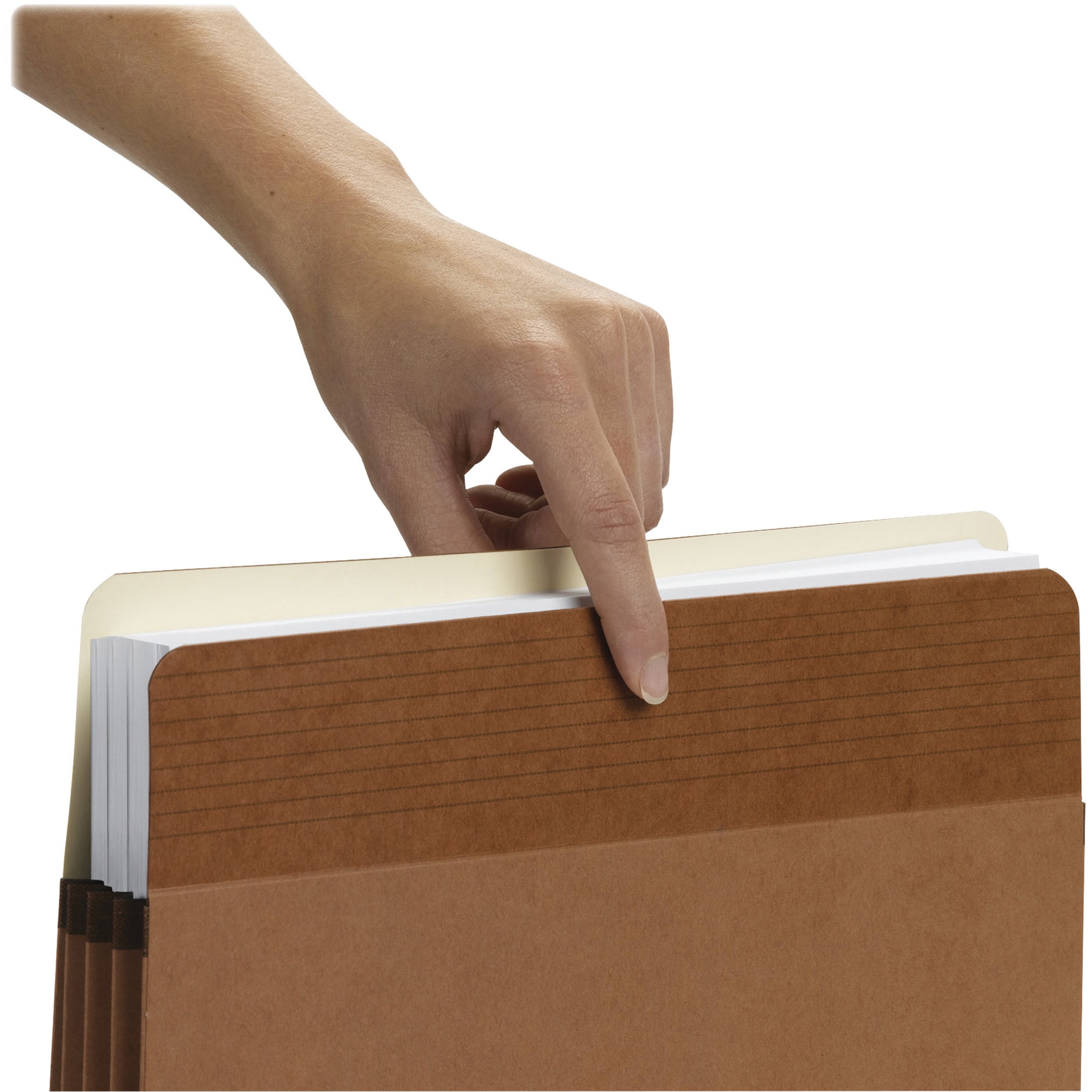 Business Source, BSN65794, Redrope Expanding File Pocket, 25 / Box, Redrope
