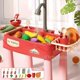 thumbnail image 1 of Kids kitchen sink toys, electric dishwasher pretend play toy with running water, summer toy, 1 of 5