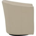 thumbnail image 3 of Fox Hill Trading Windsor 19"H Traditional Fabric Swivel Club Chair in Cream, 3 of 4