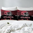 thumbnail image 3 of Manfei American Rugby City Duvet Cover Twin,Football Game Lovers Bedding Sets Twin Size,Red Black Bed Set For Boys Teens,Microfiber Bedroom Decor Reversible（No Comforter）,2-Piece, 3 of 6