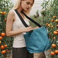 thumbnail image 3 of Hyasfey Fruit Picking Bag Large Adjustable Strap Fruit Harvesting Bag Tear-Resistant Bottom Opening Portable Gathering Bag for Fruits Vegetables Garden Orchard Farm, 3 of 7