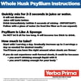 thumbnail image 3 of Suplemento de fibra Yerba Prima Psyllium Husk 340 ml vegano, 3 of 7