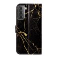 thumbnail image 4 of Allytech Wallet Case for Samsung Galaxy S21 Plus, PU Leather Folio Flip Stand Shockproof Protection TPU Inner Impact Resistant Cards Holder Case Cover for Samsung Galaxy S21 Plus,Black Marble, 4 of 7