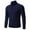 Navy Knit Sweaters for Men, variant on WAENQINLA Men's Sweaters Half Zip Mock Neck Pullover Tops Winter Long Sleeve Cable Knit Sweaters Black XL