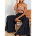 thumbnail image 2 of Women's Wide Leg Palazzo Pants, Flowy Ruffle Solid Pants - Comfortable, Breathable Fabric - For Casual & Formal Occasions - Perfect Gift for Women, 2 of 6