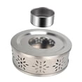 thumbnail image 3 of Calentador de tetera de acero inoxidable, calentador de velas, calentador de té universal portátil japonés Estilo C, 3 of 9