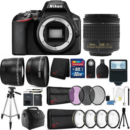 Nikon D3500 24.2MP Digital SLR Camera with AF-P DX 18-55mm VR Lens and Ultimate Accessory (Best Nikon Digital Slr Camera)