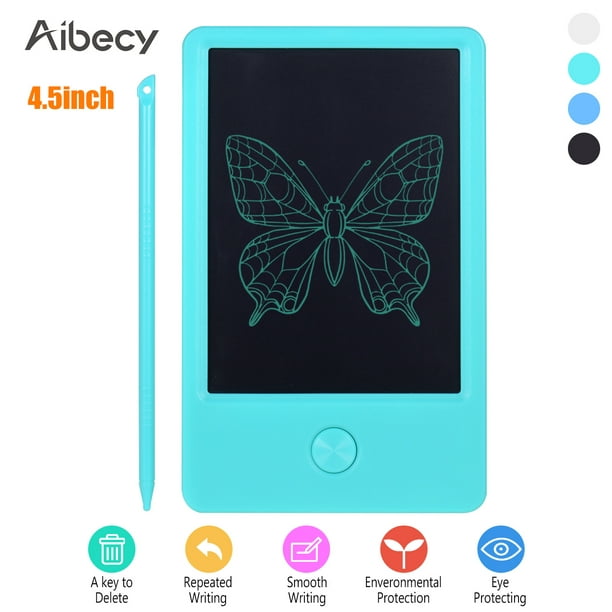 Aibecy Mini Pocket 4.5 Pouce LCD Écriture Tablette Électronique Graphique Planche à Dessin Pad d'écriture avec Stylet Stylet Effacer Bouton Cadeau pour Enfants Adultes Famille Bureau à Faire