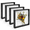 Black-12x12, variant on 4 Pack 5x5 Shadow Box Frame Display Casesdeep Boxes
