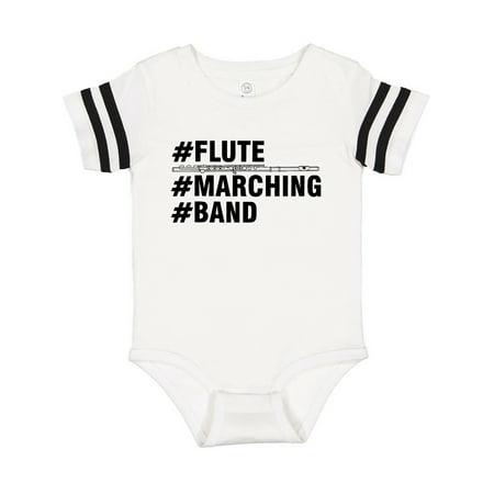 

Inktastic #Flute #Marching #Band Hashtag Text Gift Baby Boy or Baby Girl Bodysuit