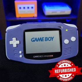 Nintendo Game Boy Advance GBA Console Game Handheld System Cleaned Tested New Case GBA Lndigo blue