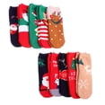 thumbnail image 2 of 10 pares de calcetines de Navidad para mujer, calcetines para mujer, calcetines de tubo medio, regalo de invierno, 2 of 5
