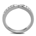thumbnail image 2 of Silver Womens Ring Anillo Para Mujer Stainless Steel Ring with Top Grade Crystal Benevento, 2 of 4