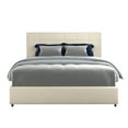 thumbnail image 6 of Queen Size Upholstered Platform Bed Frame with 4 Drawers and Adjustable Height Headboard, Metal Frame Platform Bed, 6 of 8