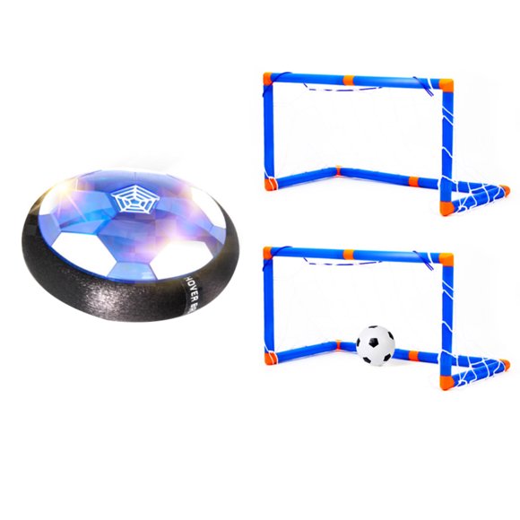 Labymos Hover Soccer Ball Electric Suspension Soccer LED Suspension air Cushion Soccer with 2 Goals Indoor Outdoor Sports Toys for Kids