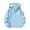 Light Blue, variant on Ruyang Teen Girls Soft Hoodie Fall Thin Cropped Half Zipper Hooded Pullover Sweatshirts Plain Casual Long Sleeve Tops Clothes