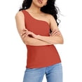 thumbnail image 2 of INC International Concepts Womens One Shoulder Tank Top Summer Fig L, 2 of 2