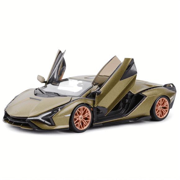 Burago 1:24 Lamborghini Sian FKP 37: Voiture de Collection Moulée pour Enfants et Adultes