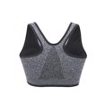 thumbnail image 2 of Women's Zip Front Closure Sports Bra Ultra-thin Large Bra Sports Bra Front Zipper Full Cup Padded Tops Seamless Wirefree Active Workout Gym Yoga Bras, 2 of 7