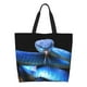 thumbnail image 1 of Balery Blue Viper Snake Bolsa Tote Estilo Estético con Cremalleras, Bolsa de Hombro, Bolsa de Compras Grande y Plegable, 1 of 8