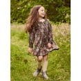 thumbnail image 3 of Modern Moments By Gerber Toddler Girl Dress with Neck Ruffle and Embroidery, Sizes 12 Months - 5T, 3 of 9